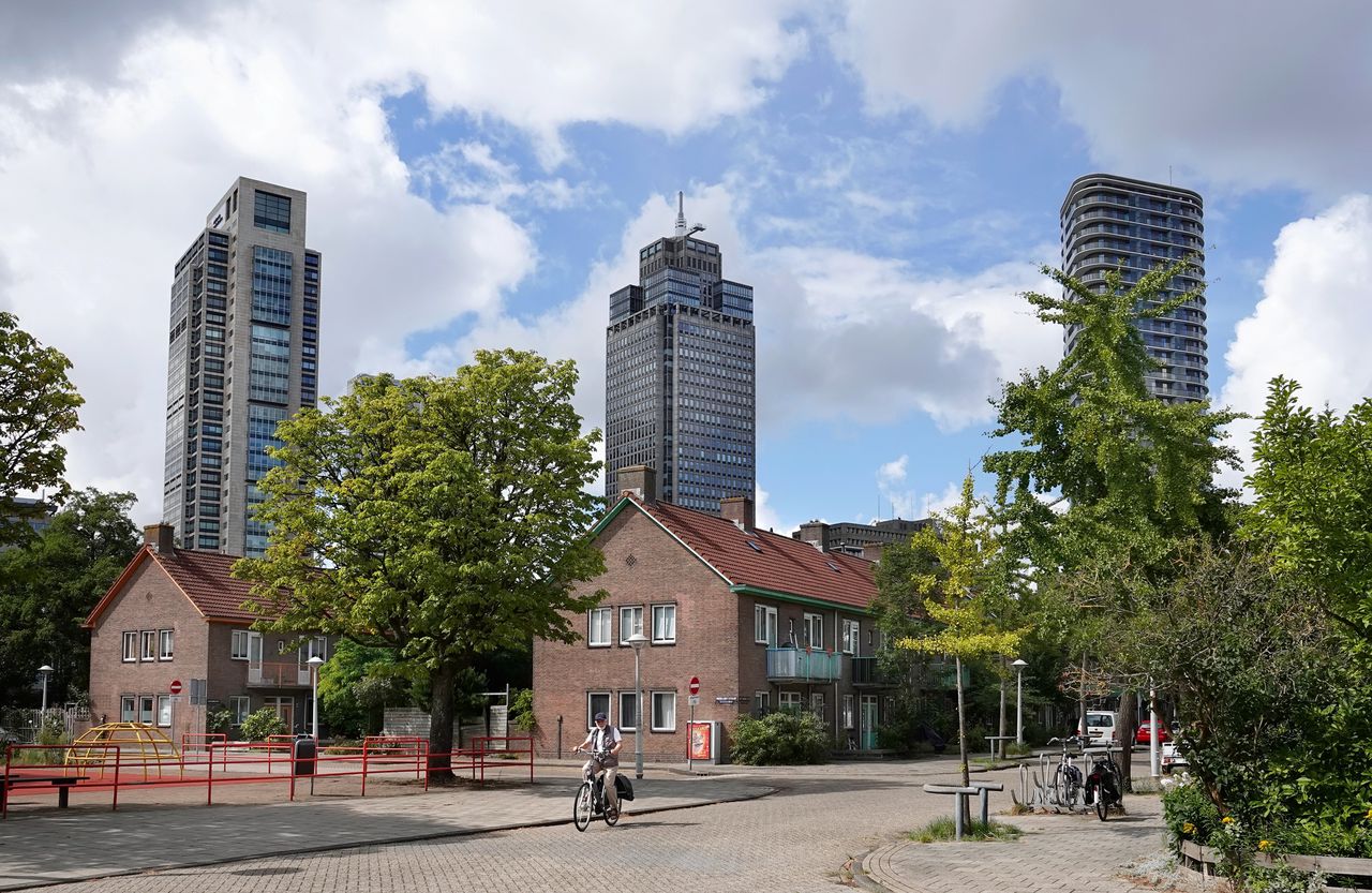 Amsteldorp, een buurt in Amsterdam-Oost (die niet in het verhaal voorkomt). Ymere verhuurt in deze wijk bijna vijfhonderd sociale huurwoningen.