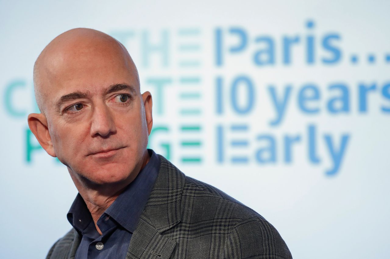 Het vermogen van Amazon-topman Jeff Bezos groeide tussen 2014 en 2018 met 99 miljard dollar. Hij betaalde 0,98 procent belasting.