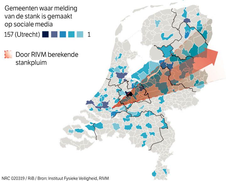 Ook waar het niet stonk werd over stank geklaagd 