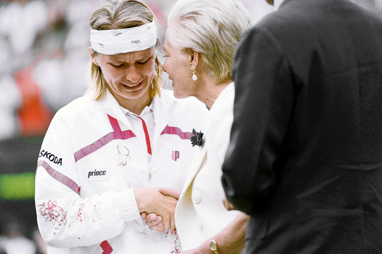 Jana Novotná de verloren Wimbledon-finale in 1993.