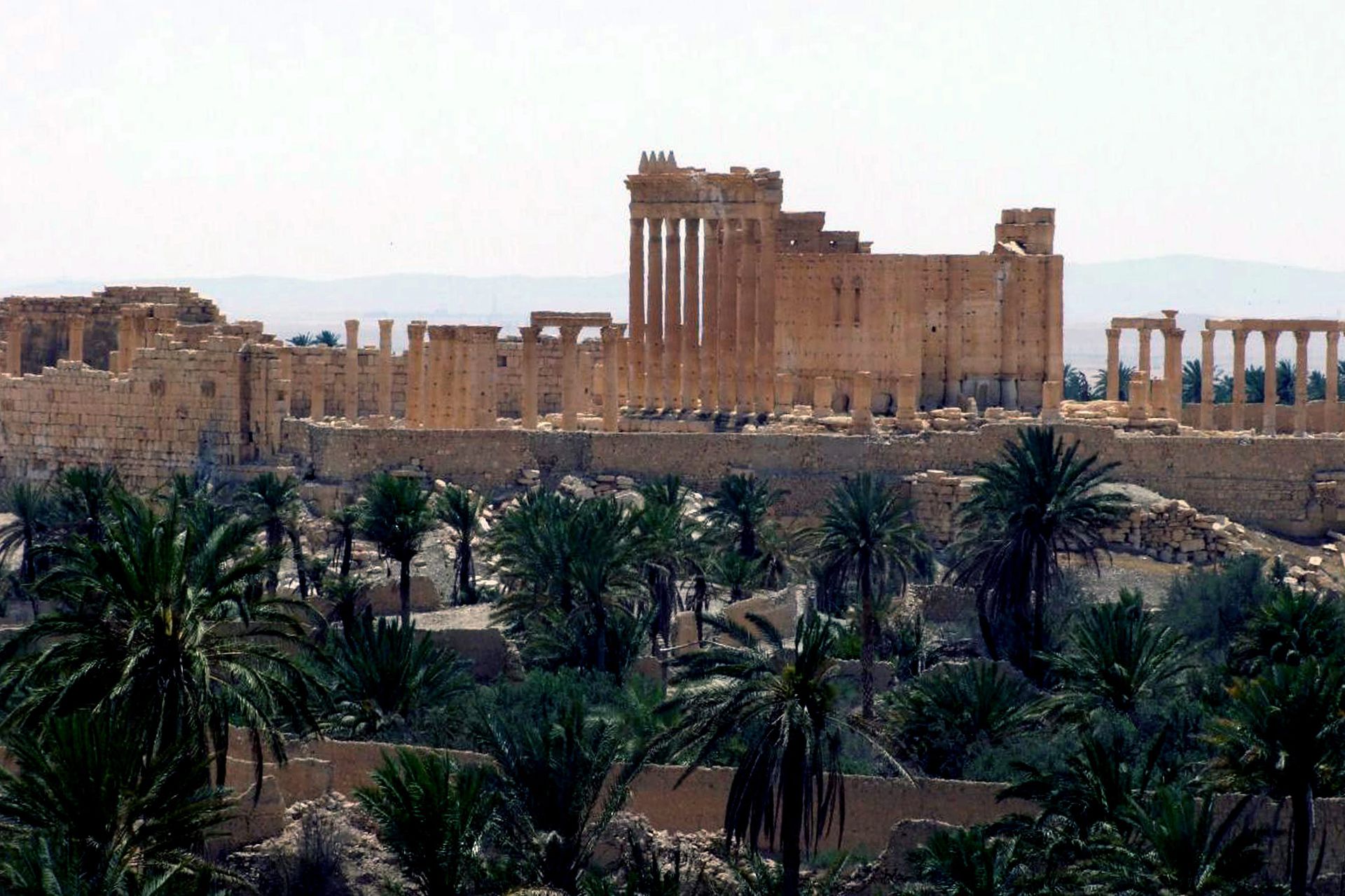 IS Blaast Zuilen Palmyra Op Met Gevangenen Eraan NRC