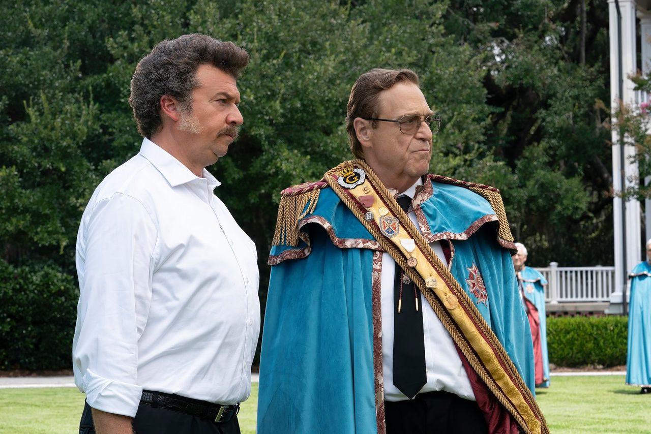 Christ as a money machine for the cut -up television preachers of ‘The Righteous Gemstones’