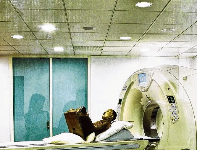 In 2014 werd in Amersfoort een CT-scan gemaakt.