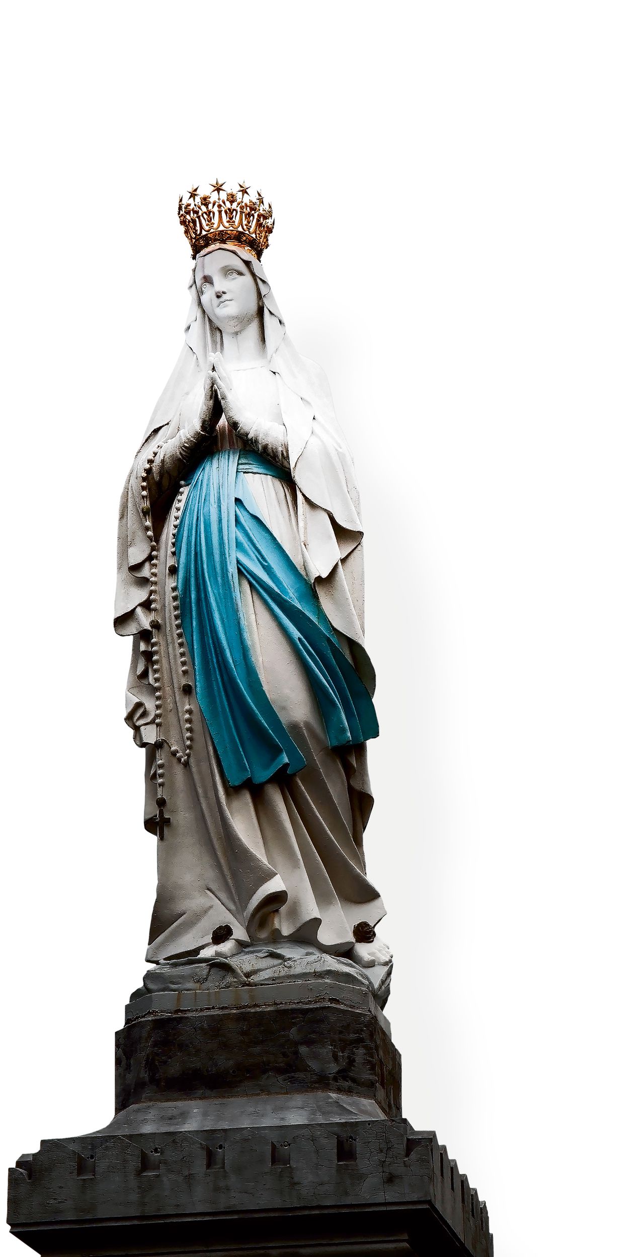 Maagd Maria in Lourdes, Frankrijk. Foto IStock