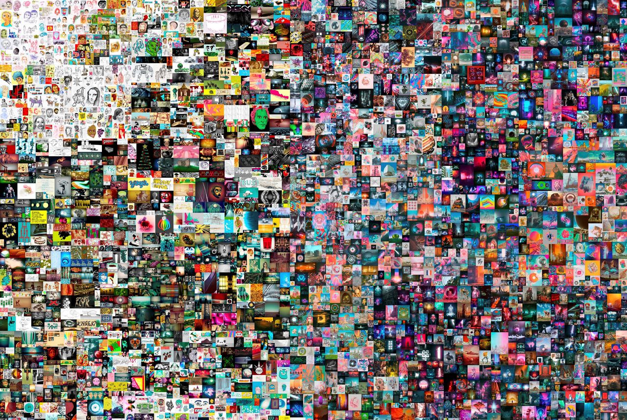 Everydays: the First 5000 Days, een deel van het digitale kunstwerk van Beeple.