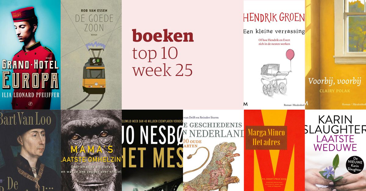 De tien bestverkochte boeken van week 25 - NRC