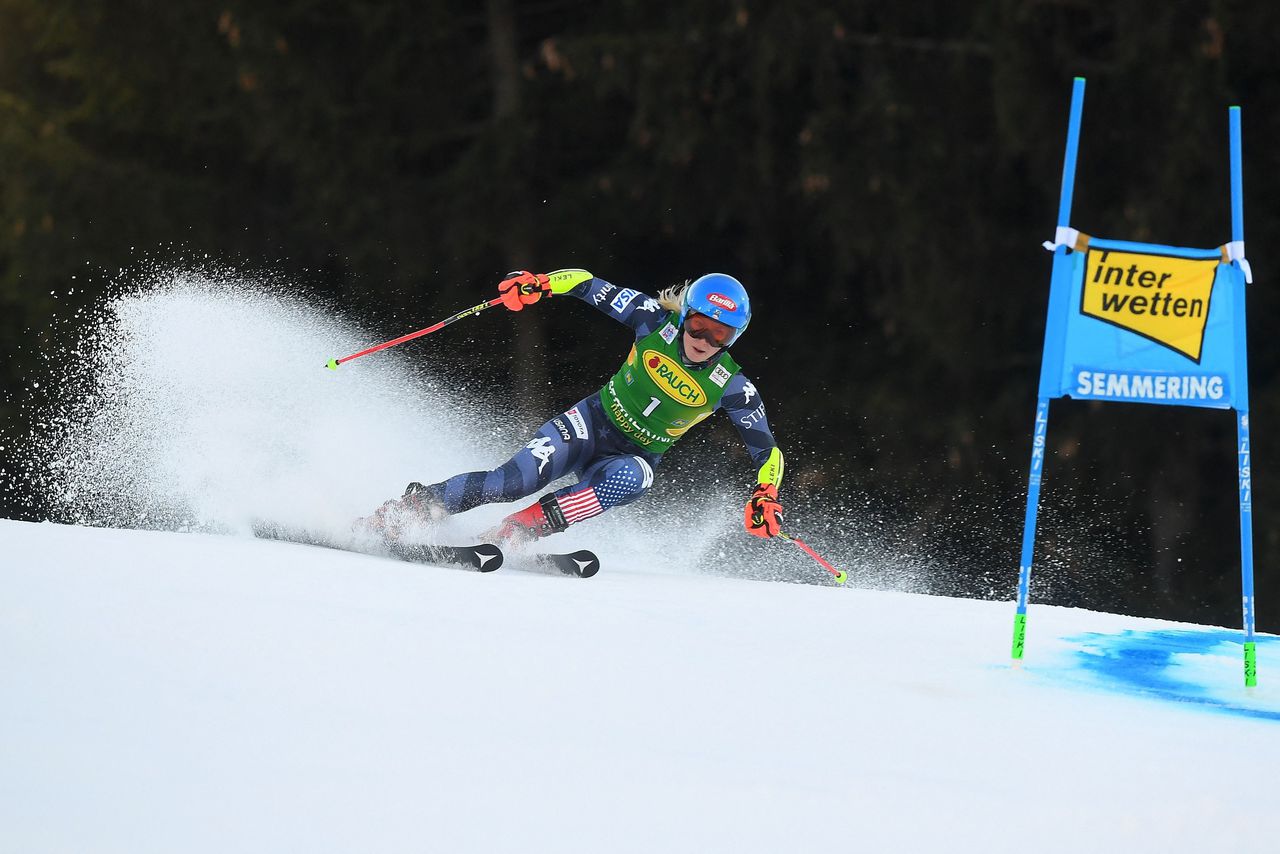 Na rampzalige Spelen ligt skiër Mikaela Shiffrin op koers om record te breken 