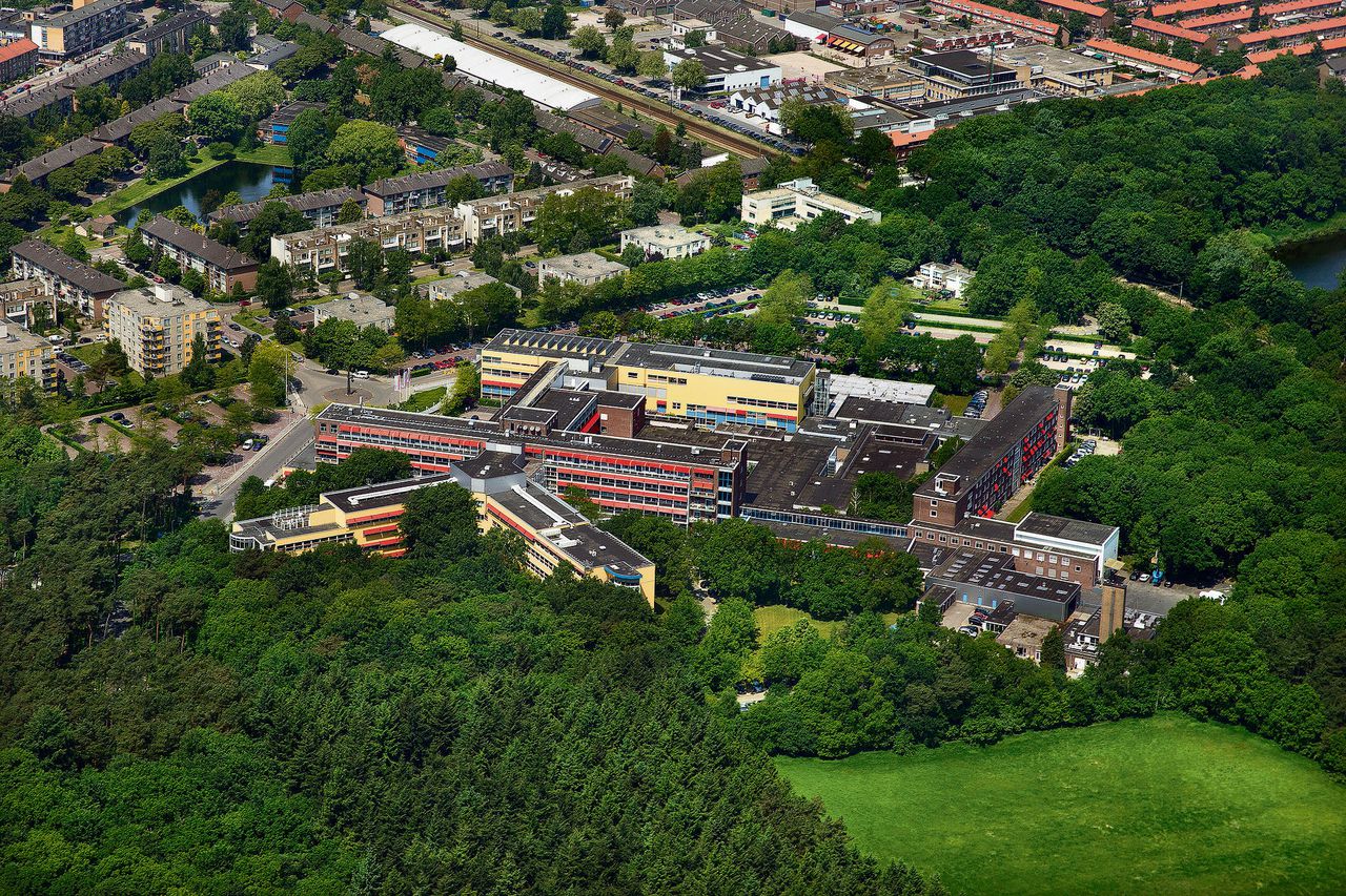 Het Tergooi Ziekenhuis in Hilversum waar Rogier Mooij in november 2014 overleed. Foto Frans Lemmens