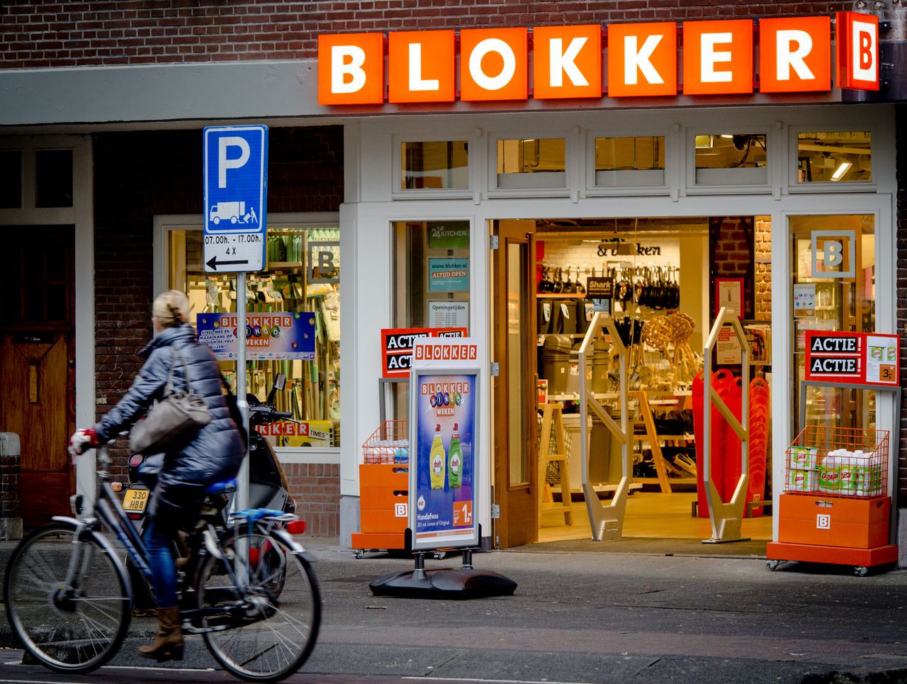 Het filiaal van Blokker aan de Maasstraat in Amsterdam.