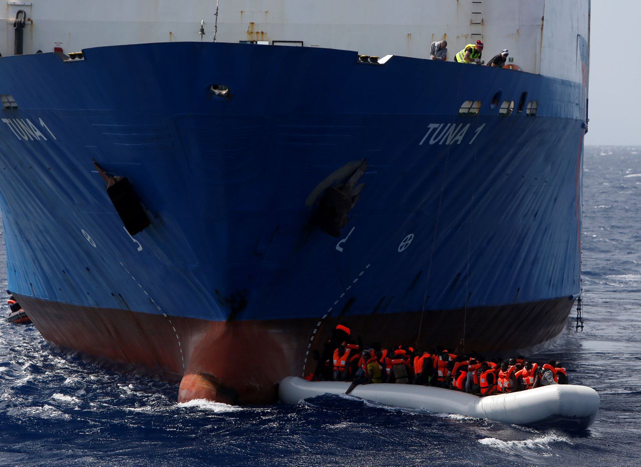 In Paasweekend 8.300 migranten van zee gehaald 