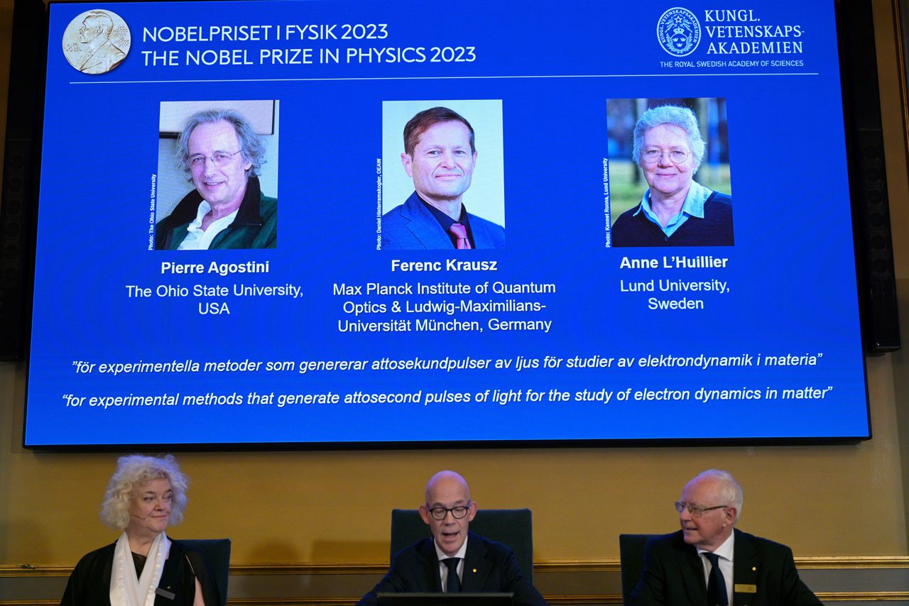 Nobelprijs voor ontrafelen ultrasnelle veranderingen elektronen 