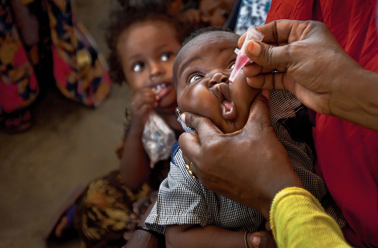 Vaccinatie tegen polio in Somalië