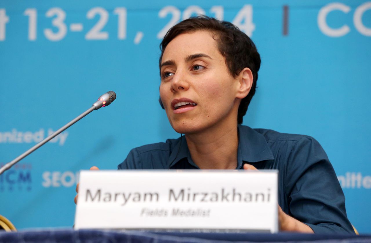 Maryam Mirzakhani in 2014.