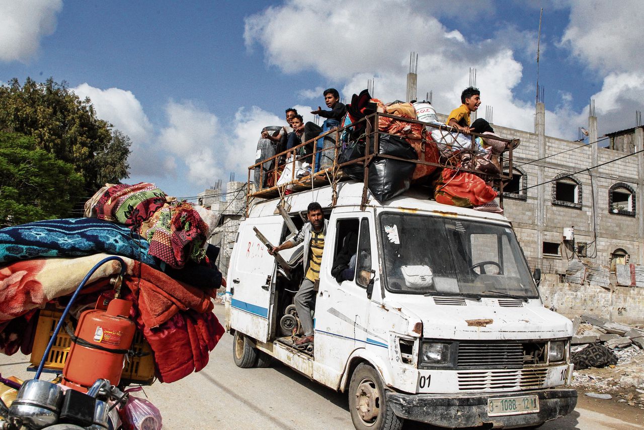 Israël brengt weer exodus op gang ‘Geen enkele plaats is veilig in Gaza’ 