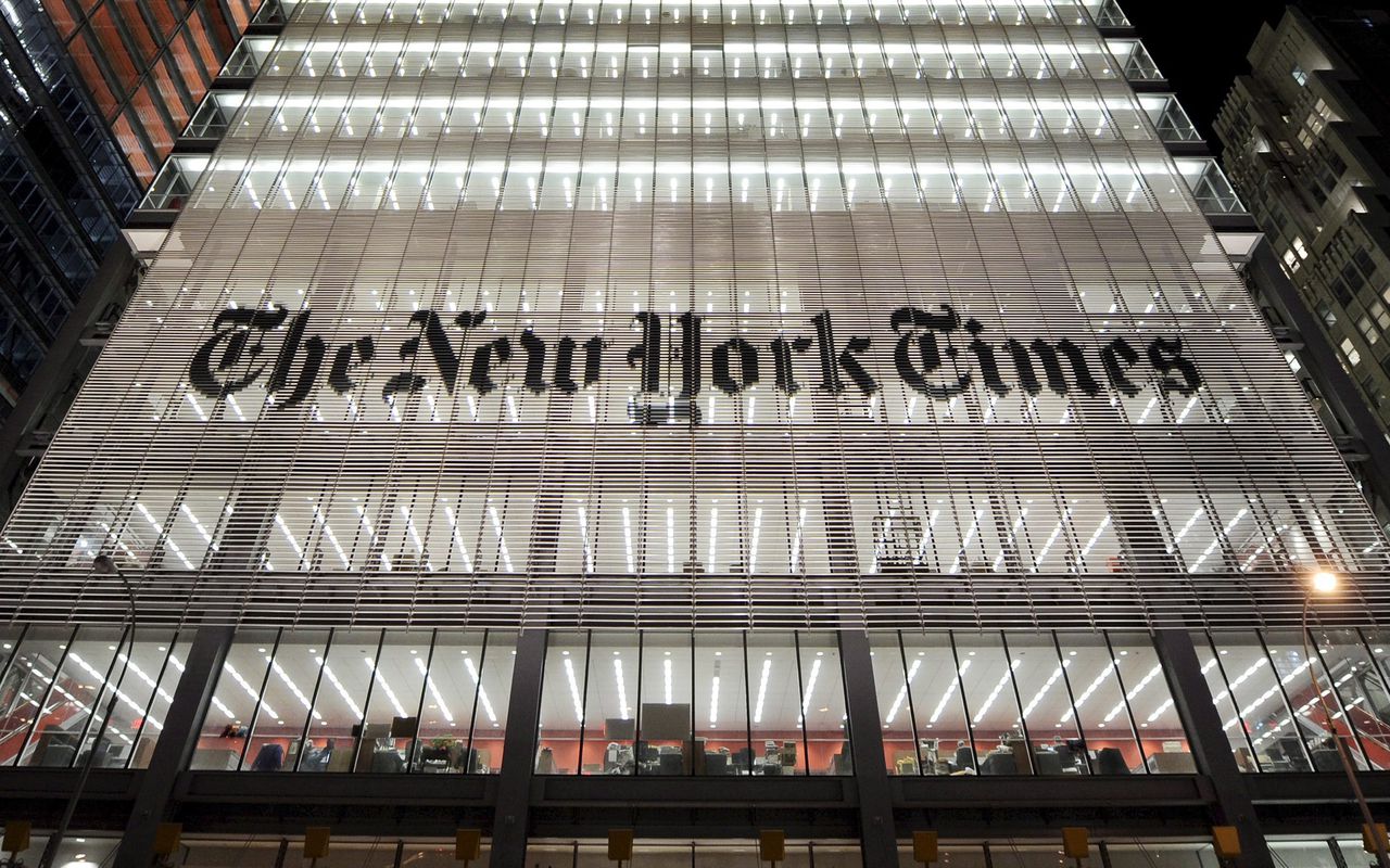 Het uitgelekte document voor de digitale The New York Times - NRC