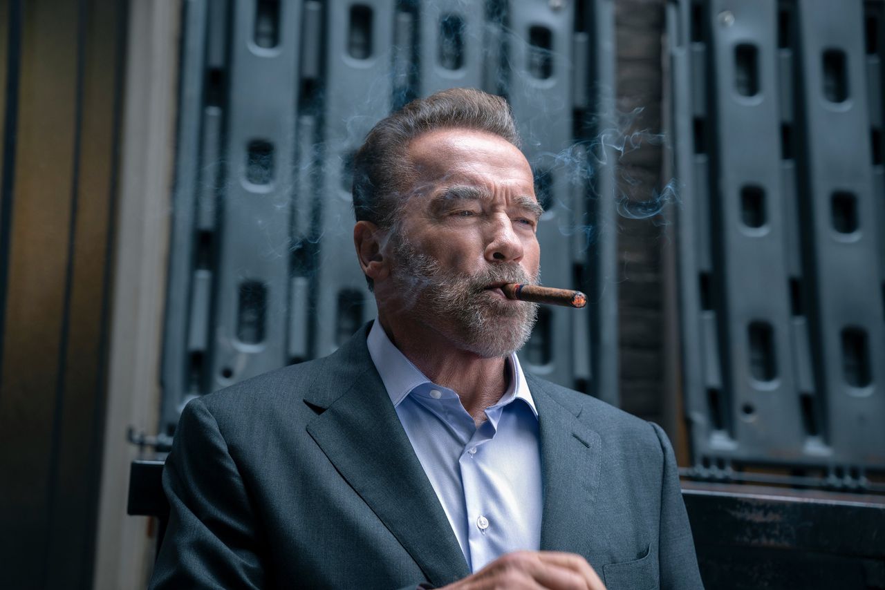 Arnold Schwarzenegger als CIA-agent Luke Brunner in de serie ‘FUBAR’.