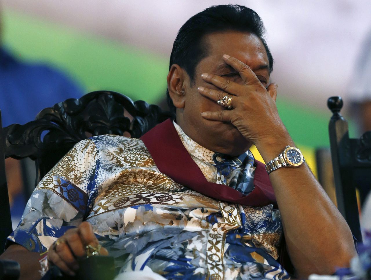Mahinda Rajapaksa, de zittend president van Sri Lanka, heeft onverwachts de door hemzelf uitgeschreven verkiezingen verloren.
