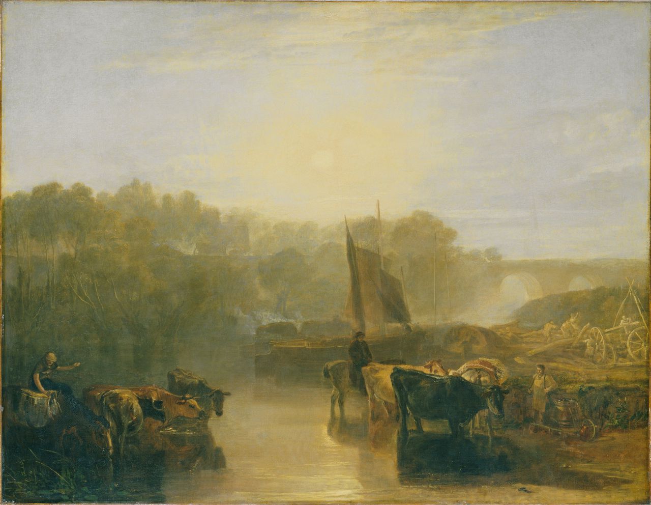 Joseph Mallord William Turner, Abingdon, ca. 1806-1810, Tate. Londen.