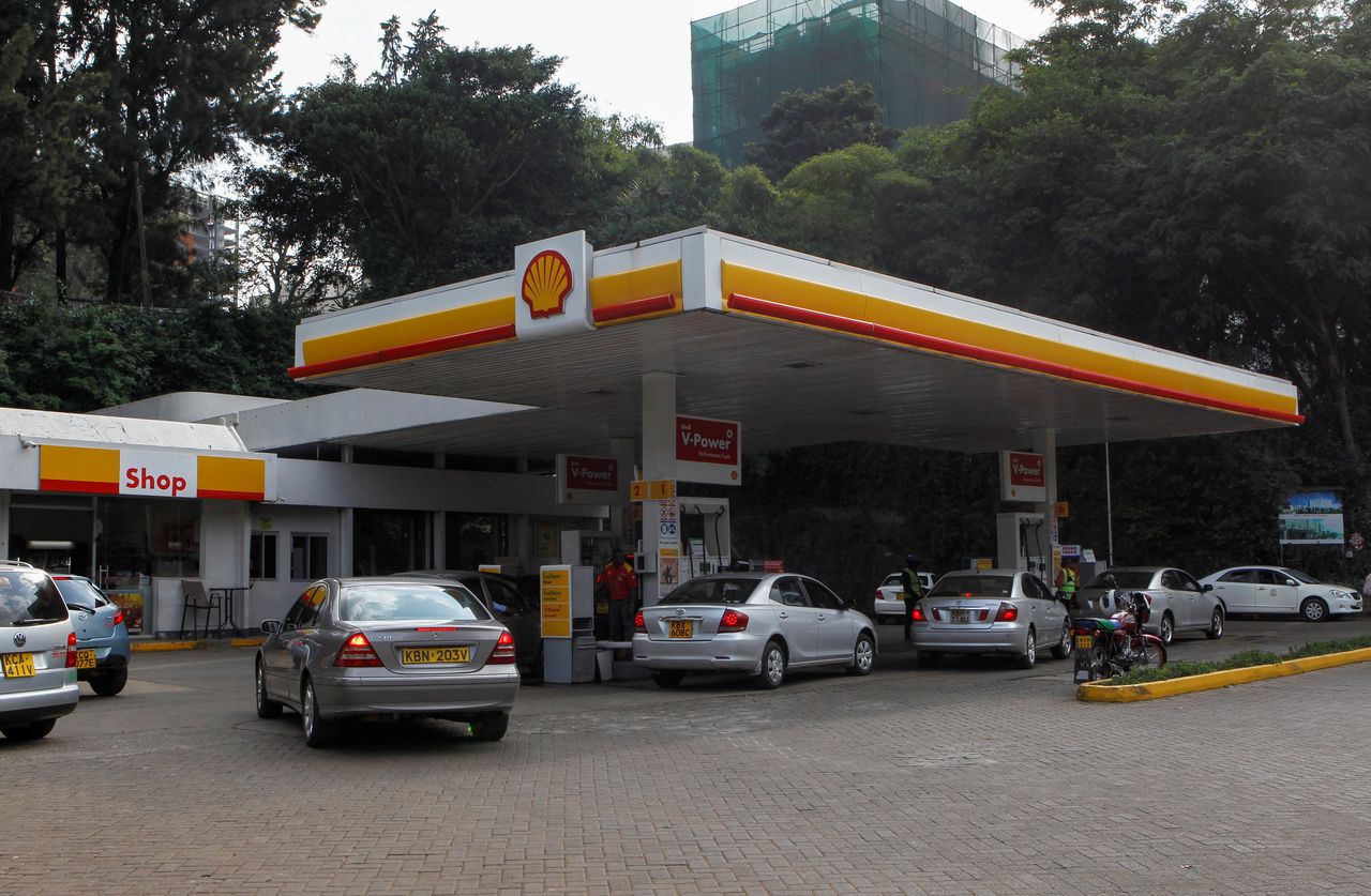 Een Shell-pompstation in Nairobi, Kenia. Foto Njeri Mwangi/Reuters