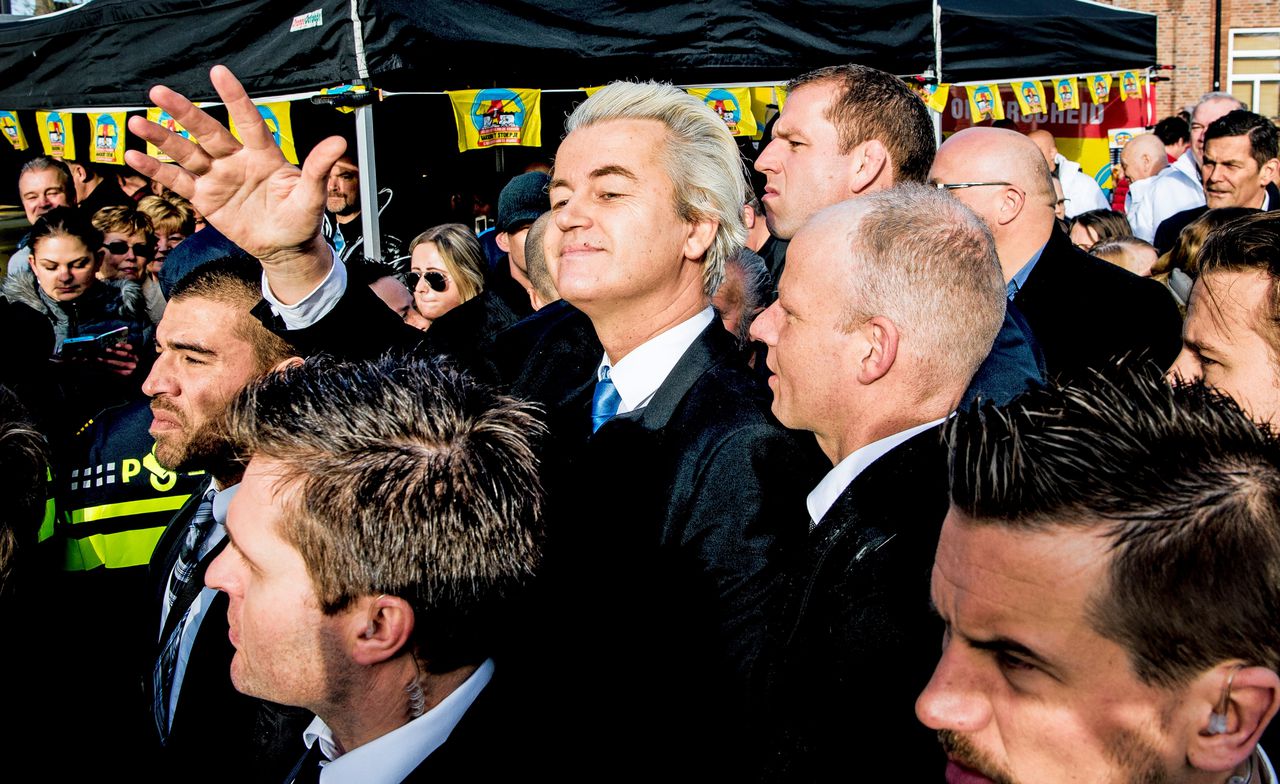 Wilders in Spijkenisse vorig jaar.