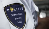 A badge of the police on Sint Eustatius. Photo Vincent Jannink / ANP / Royal Images