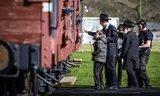 Kamp Westerbork tijdens een herdenking in 2015. Dit jaar is het tachtig jaar geleden dat het kamp werd gebouwd.