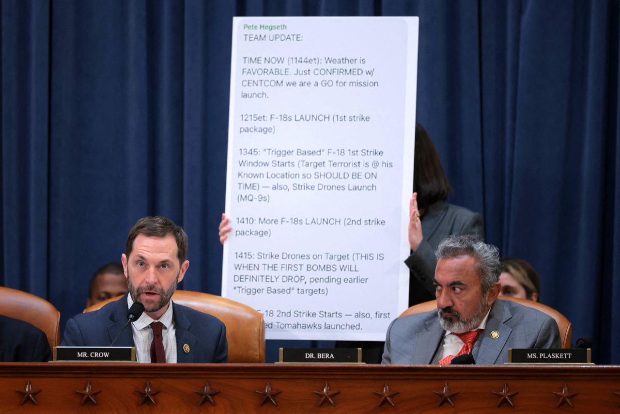 Pentagon chef Hegseeth did shared sensitive info in leaked app messages