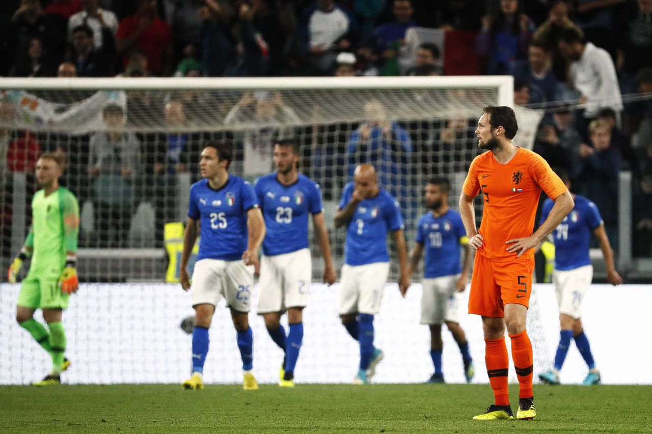 Nederland ook tegen Italië gelijk (1-1) 