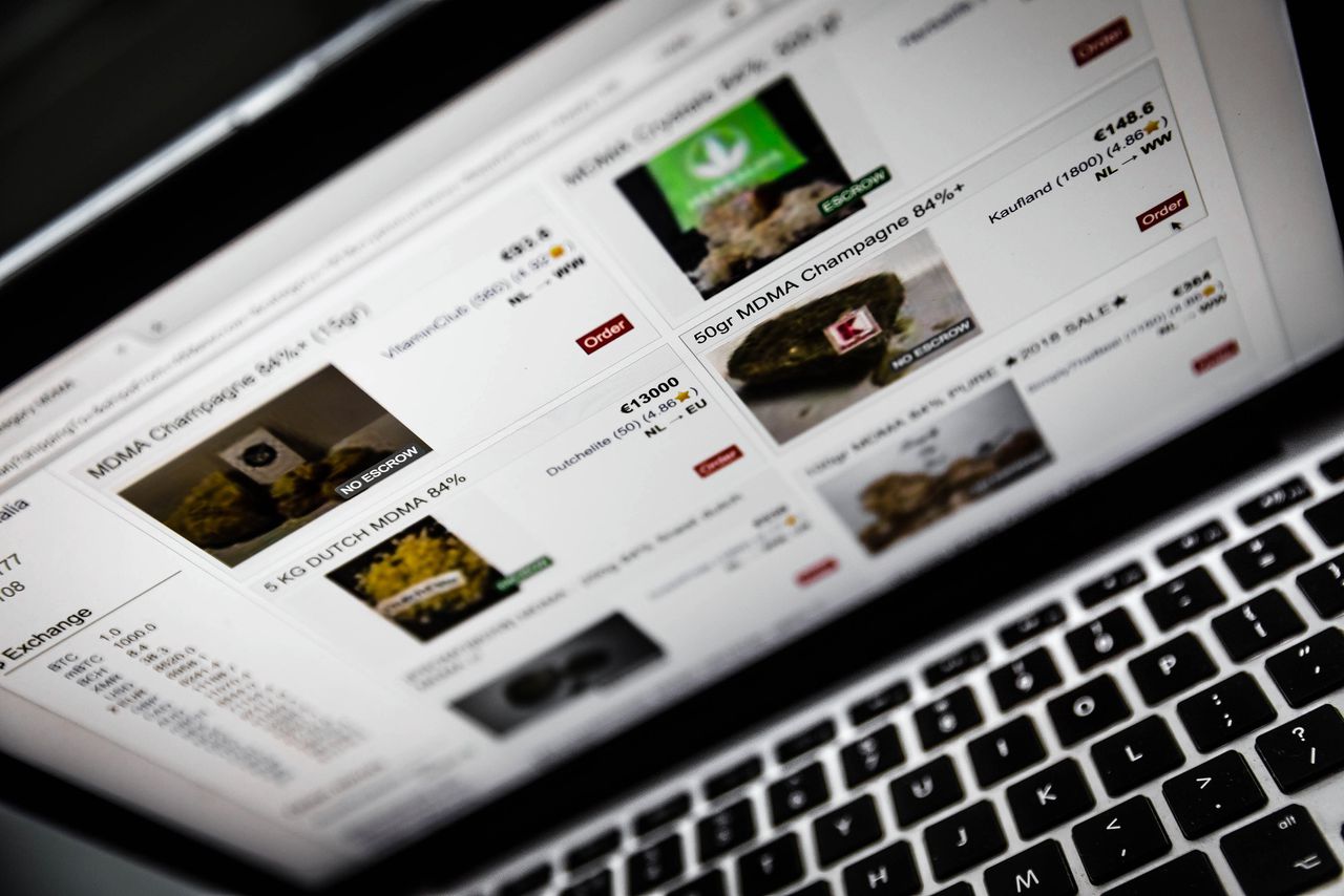 Mdma uit Nederland wordt aangeboden via een marktplaats op het Darkweb.