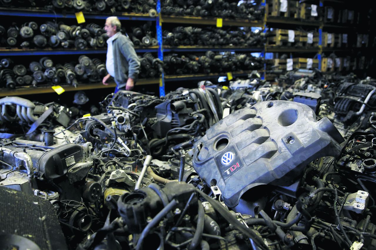 Volkswagen heeft een eigen energiecentrale bij de fabrieken in Wolfsburg. Foto AP