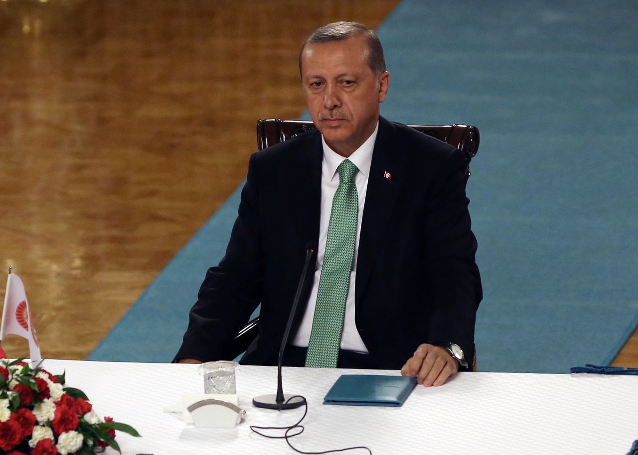De Turkse president Recep Tayyip Erdogan.