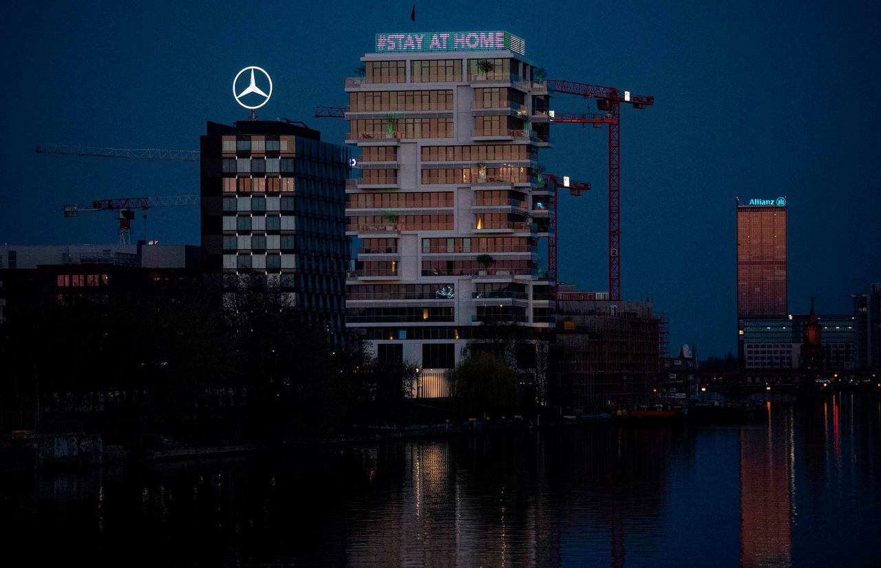 Een gebouw in Berlijn.