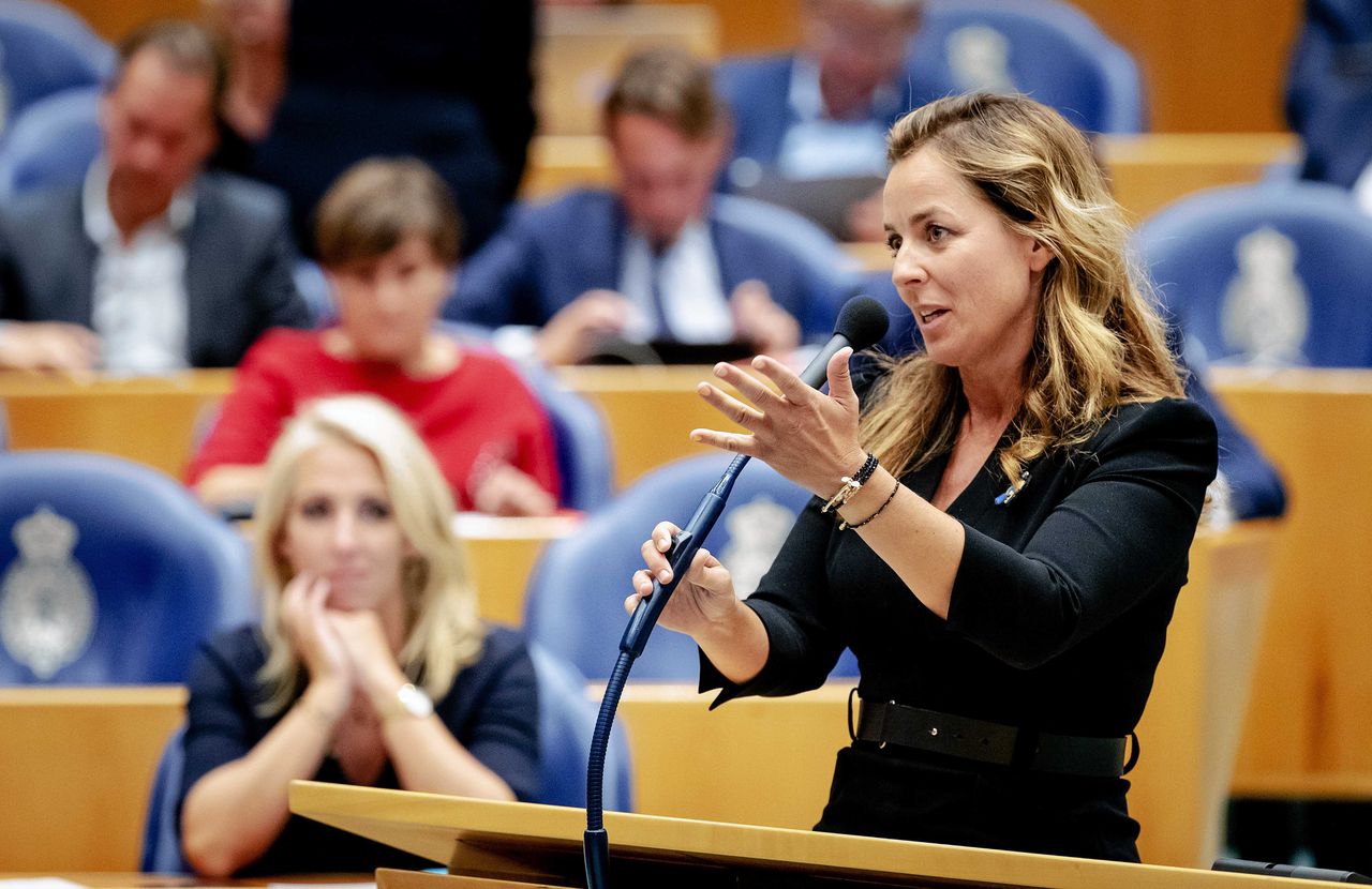 PvdD-fractievoorzitter Marianne Thieme verlaat de Tweede Kamer 
