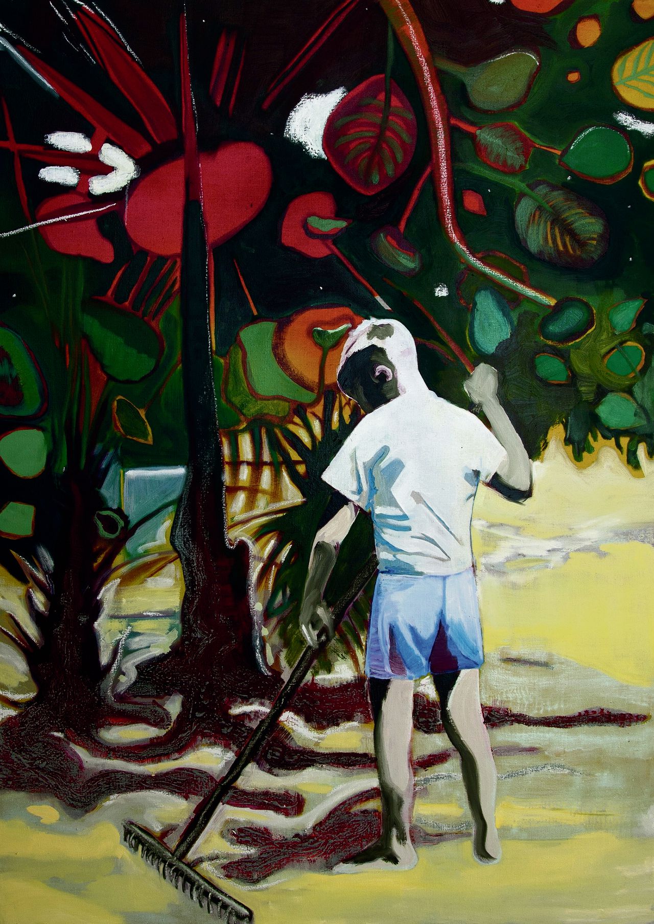 Hoop, olieverfschilderij van Helena Hoogenraad (AKI Artez), 2015, 180×200 cm