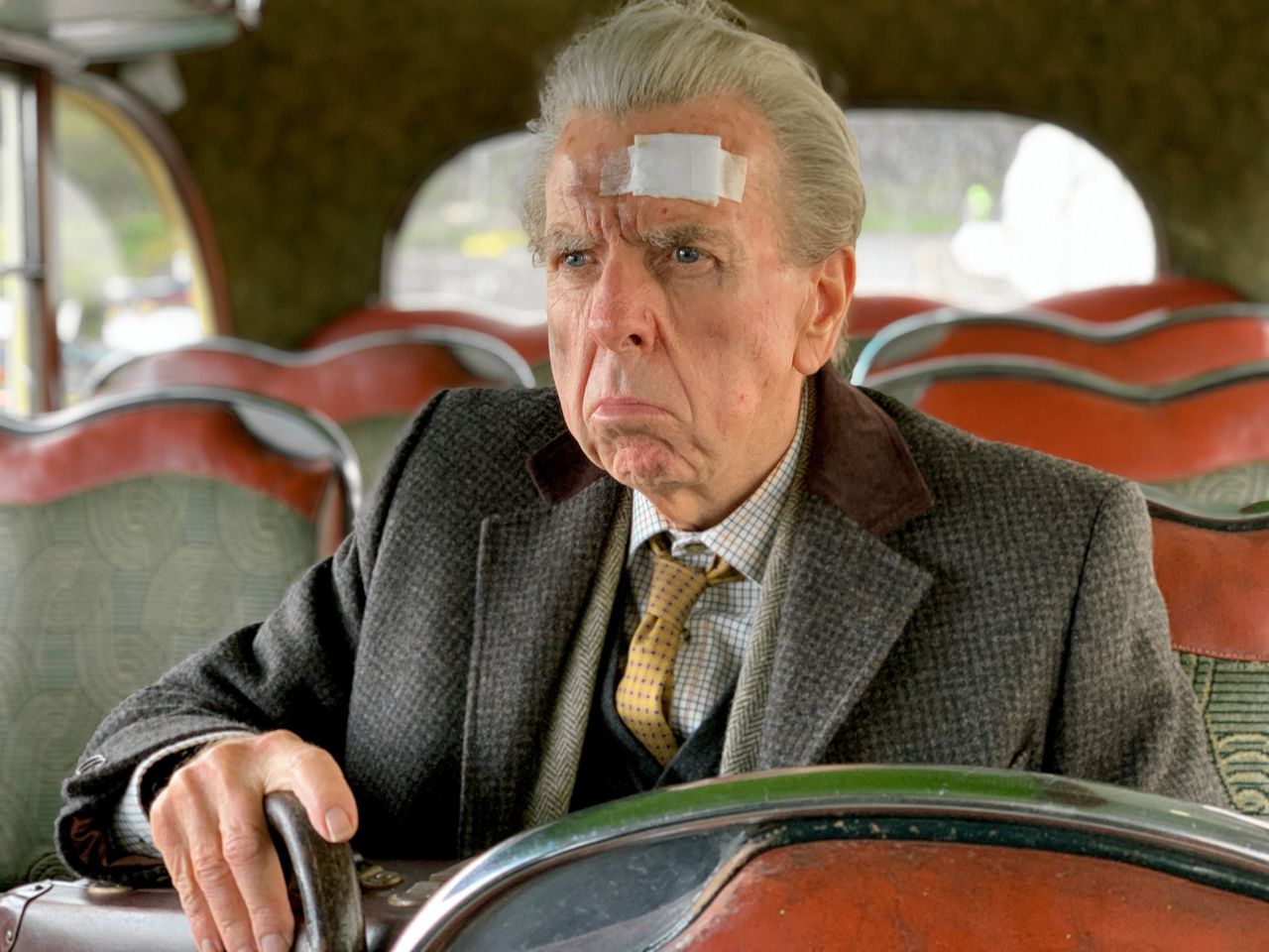 Timothy Spall is nog lang niet zo oud als de man die hij overtuigend speelt in ‘The Last Bus’.