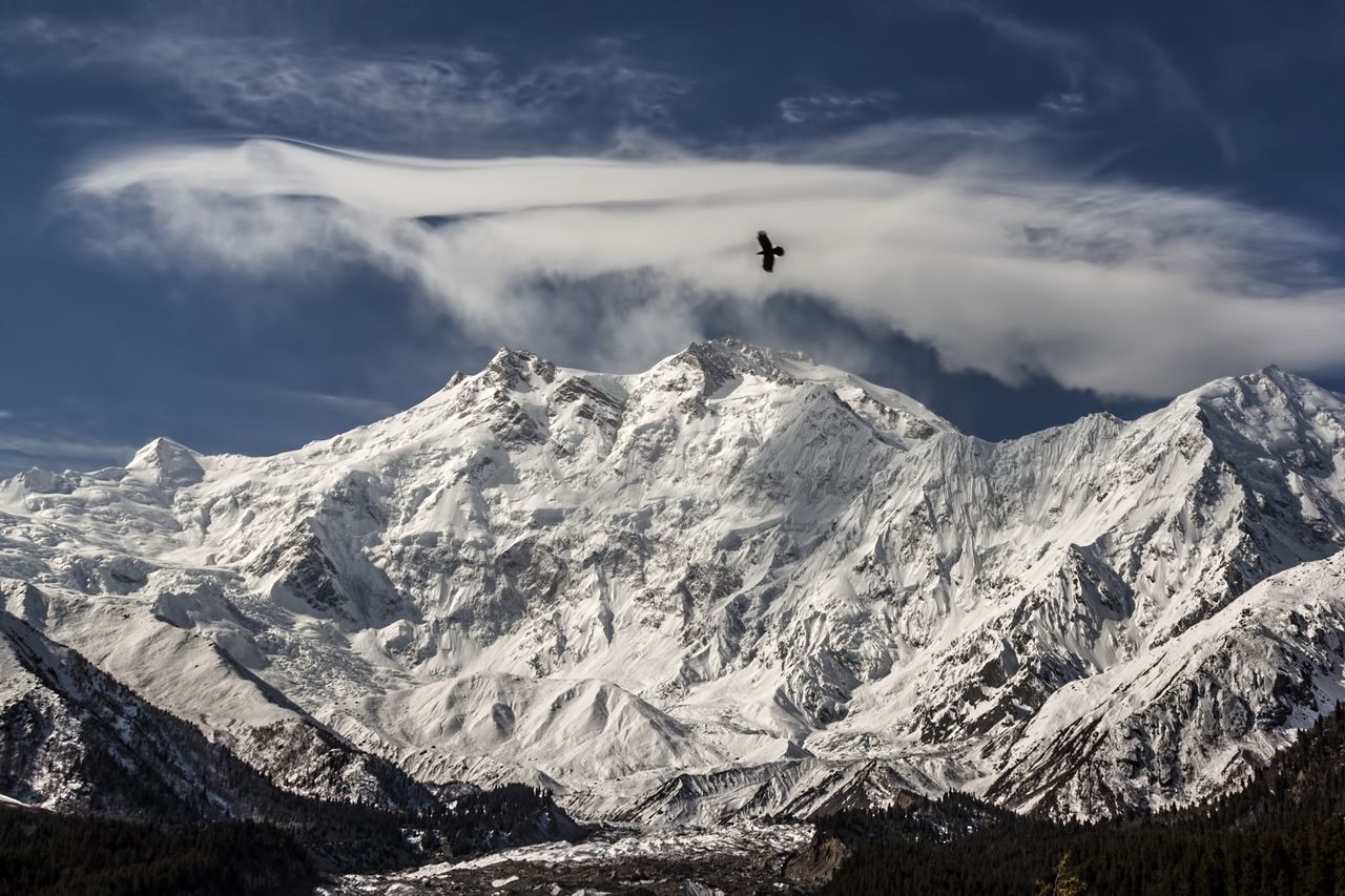 De top van de Nanga Parbat.