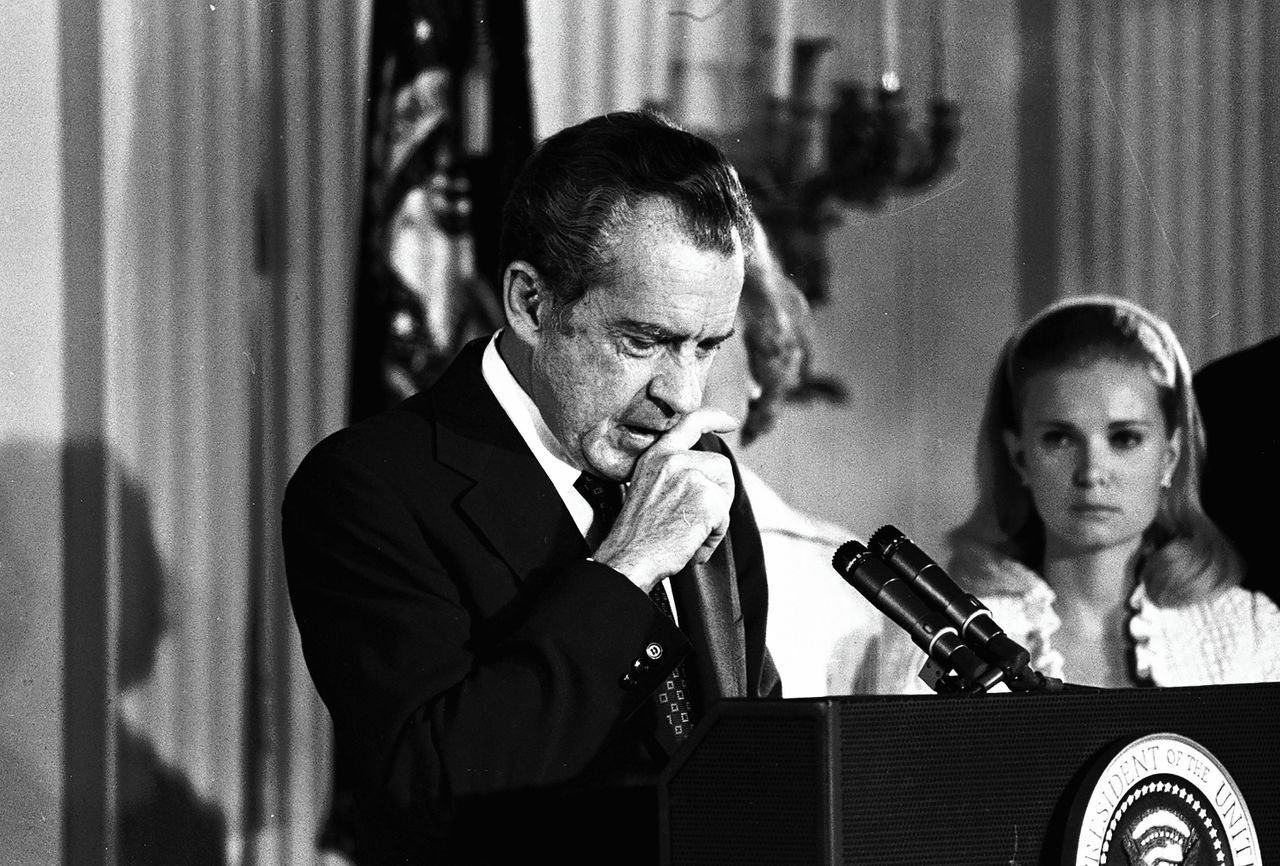 Zo voelde het voordat de Amerikaanse president Nixon aftrad 