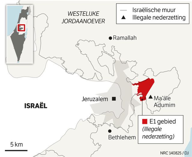 Omstreden Israëlisch plan voor nieuwe illegale nederzettingen op Westelijke Jordaanoever definitief goedgekeurd