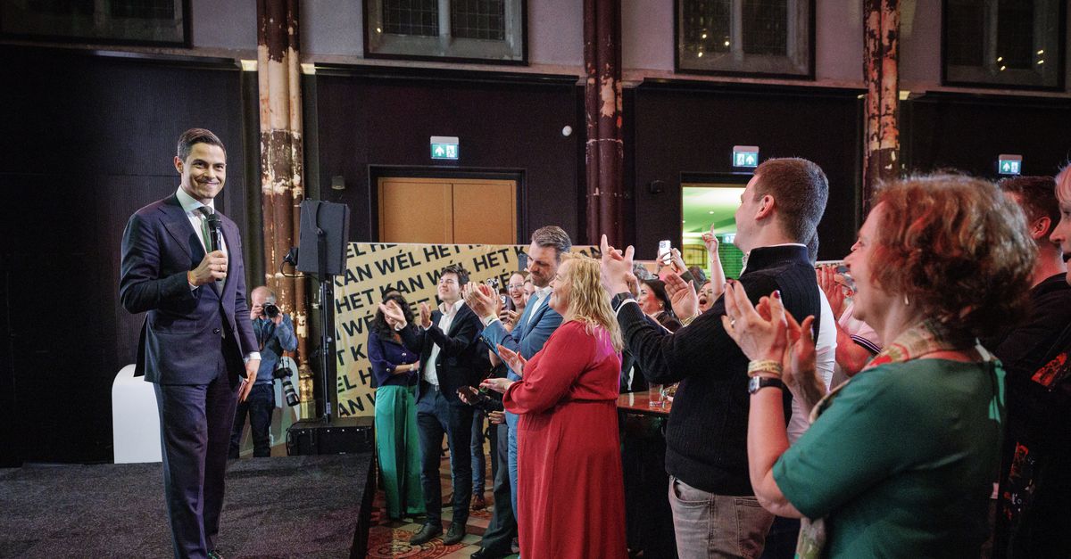 D66 lijkt stabiel te blijven en vindt dat een ‘nette uitslag’