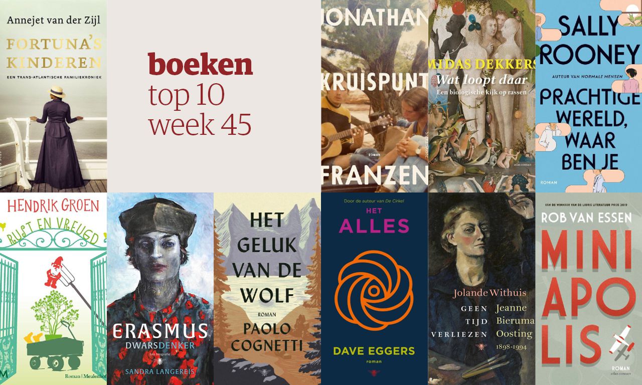 De tien bestverkochte boeken van week 45 -