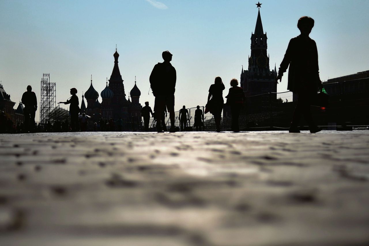 Rode plein in Moskou Foto AFP
