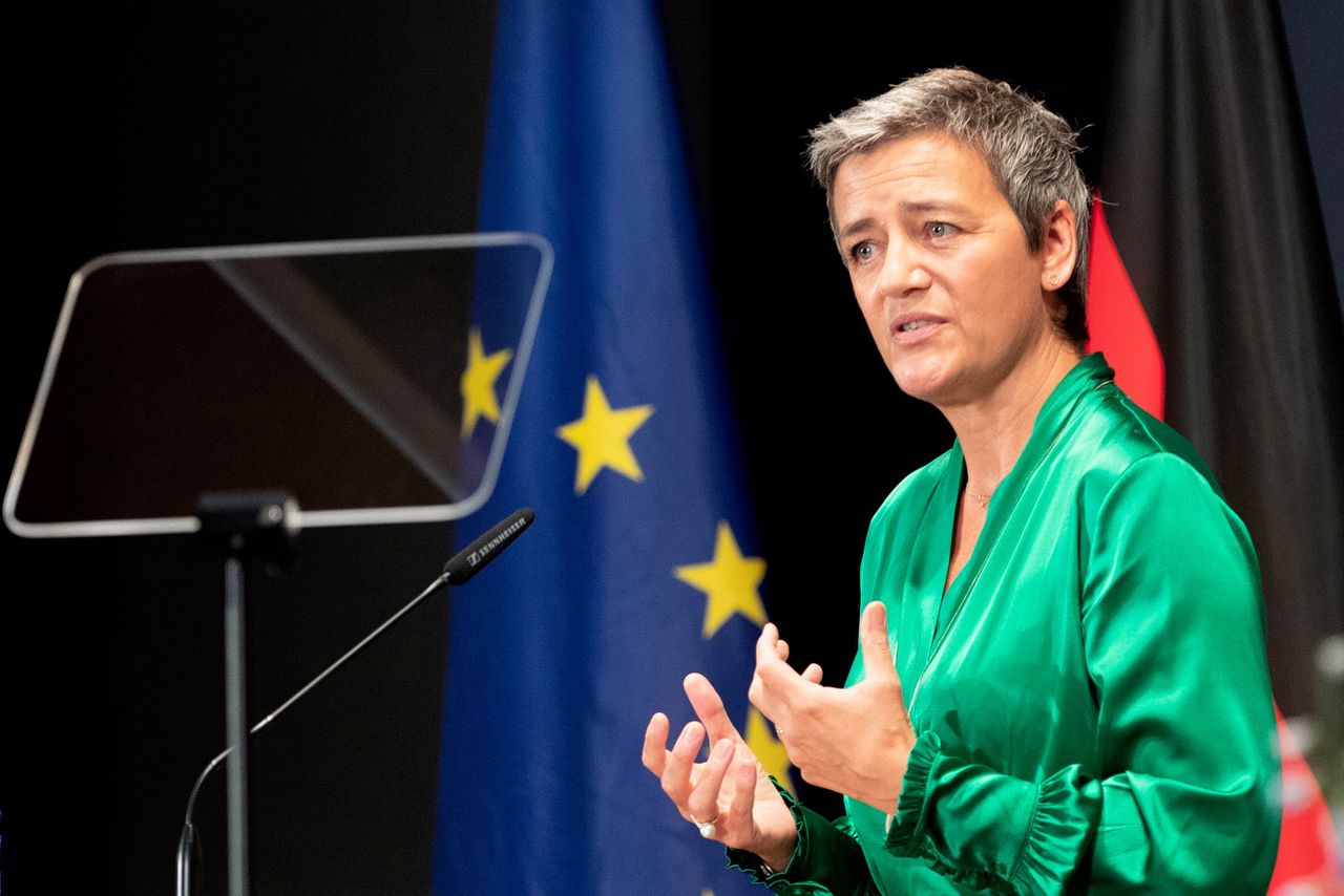 Margrethe Vestager, Eurocommissaris voor Mededinging.