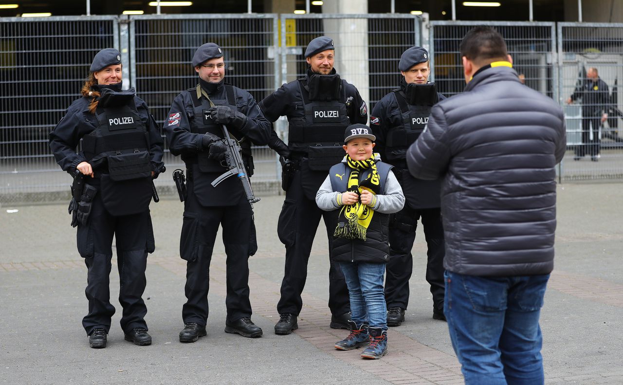 De Borussia-fans zijn niet bang. Wel aangeslagen 