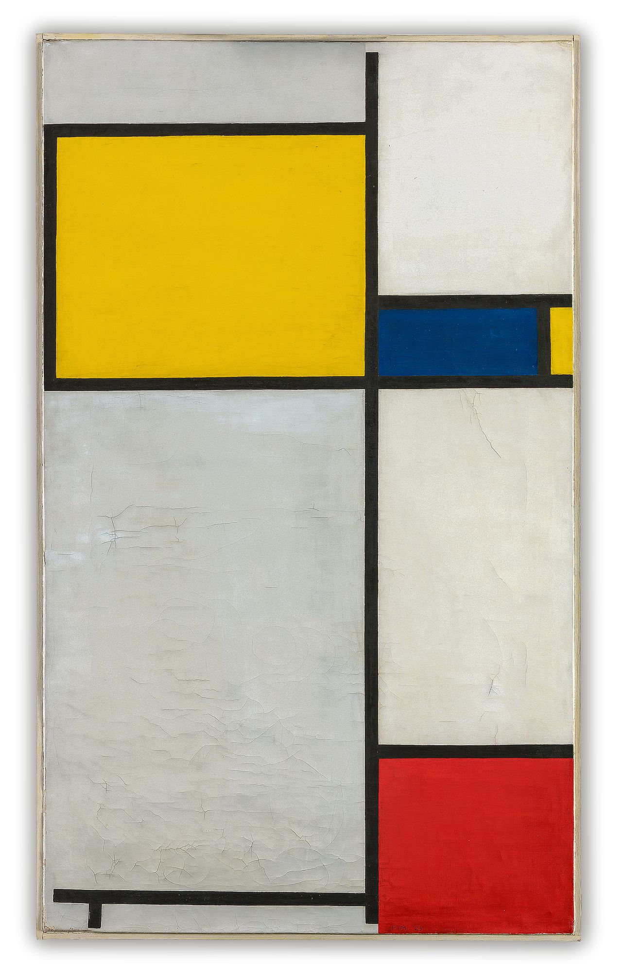 Het vermeende Mondriaan-schilderij dat het Stedelijk van een verzamelaar leende.