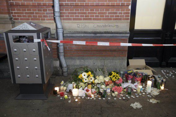 Station Hollands Spoor drie dagen nadat Rishi C. van 17 werd doodgeschoten door een politieman.