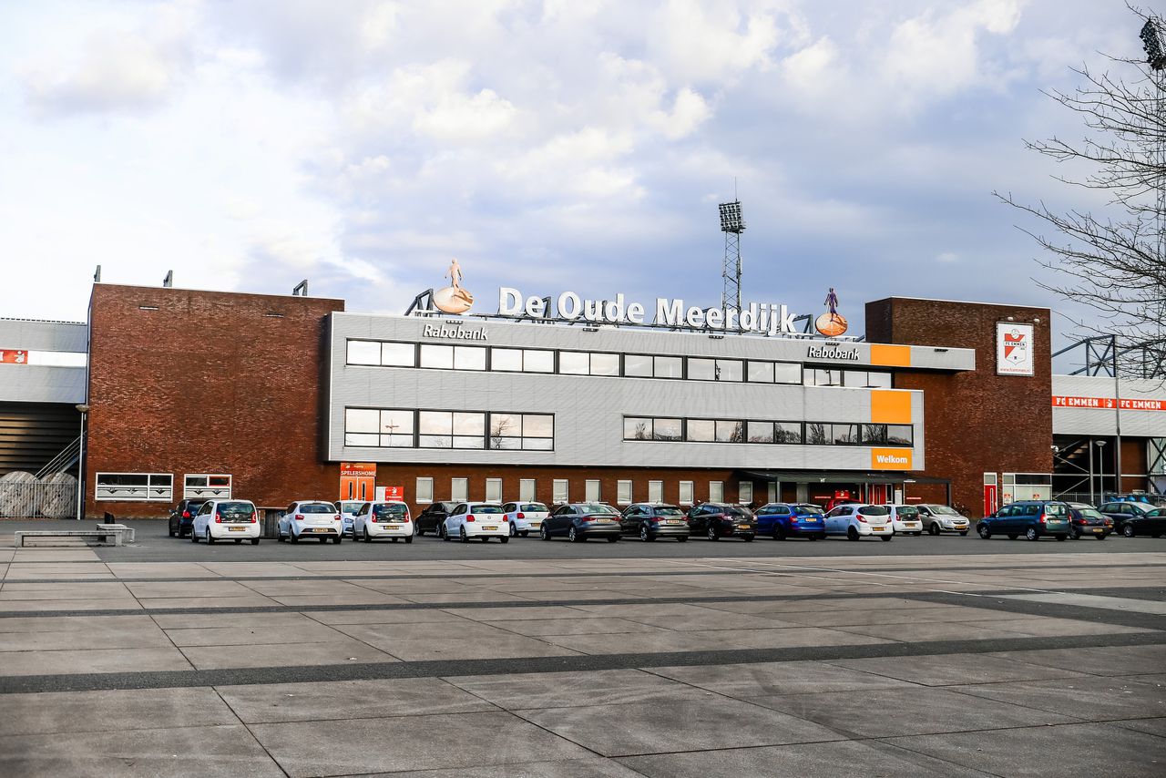 Het stadion van FC Emmen.