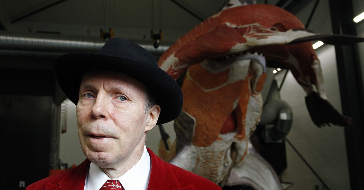 De overleden Body Worlds-oprichter Gunther von Hagens (81) wilde zelf ook worden tentoongesteld