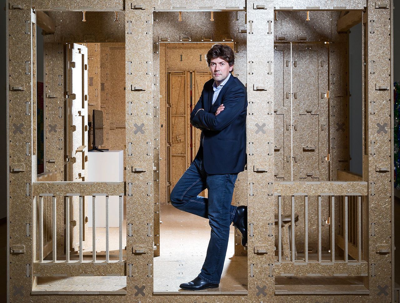 Lennart Booij, kwartiermaker van het 750-jarig jubileum van Amsterdam, dat in 2025 gevierd wordt.