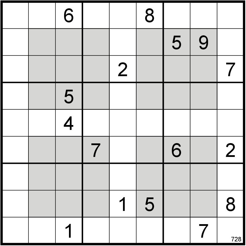 Sudoku van zaterdag 28 september 2019 NRC