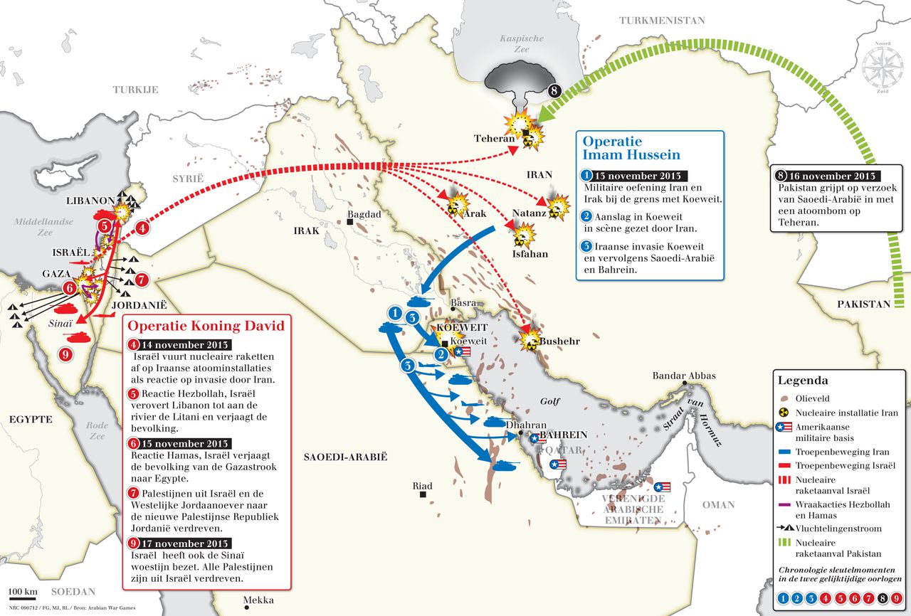 De oorlogen van 2013 beginnen in Iran - NRC